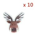 thumbnail image 3 of 10/20/30 piezas de tarjeta de taza de Navidad, gorro de Papá Noel, decoración de copas de vino, adornos de Navidad, regalo de Año Nuevo, decoraciones navideñas, 3 of 5