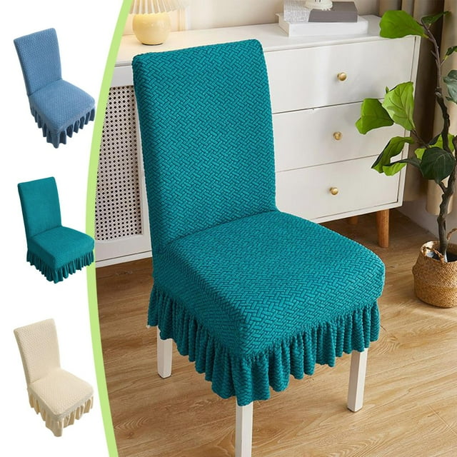 Stretch Chair Covers Removable and Washable - Elastic Slipcovers for Dining Room, Kitchen, Office & Event Chairs