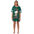 thumbnail image 3 of Peanuts Women's Christmas Happy Holidays Snoopy Nightgown Pajama Shirt Dress For Adults, 3 of 7
