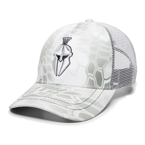 Kryptek Mens Logo Hat Wraith/White