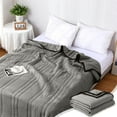 thumbnail image 6 of ：Ice Blanket For All-Season Lightweight Summer Cooler Quilt For Hot Sleepers And Night Sweats 98%Cotton 2%Spandex Fabric With Superior Humidity Absorption Breathability Cool, 6 of 6