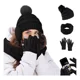 thumbnail image 1 of Conjunto 3 Guantes Gorro Bufanda Para Frío Tejidos Mujer, 1 of 6