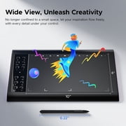 10X6 Inch Graphics Tablet Featuring a Battery-Free Pen with 8192 Pressure Levels, 12 Hotkeys, And Compatibility with PC, Mac, And Android for Digital Art, Design, And Online Teaching
