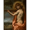 thumbnail image 3 of Pietro della Vecchia 15x18 Black Modern Framed Museum Art Print Titled - Apollo (131449), 3 of 5