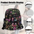 thumbnail image 6 of Xixirimido Small Sling Bag Cell Phone Purse Fanny Crossbody Bag for Women Trendy Chest Backpack with Adjustable Strap, Butterfly Hummingbird Daisy Floral, 6 of 7