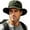 Army Green, variant on Bpyeka Men's Vintage Tactical Wide Brim Boonie Hat, Foldable Adjustable Chin Strap Outdoor Hiking Fishing Sun Bucket Hat Free Size