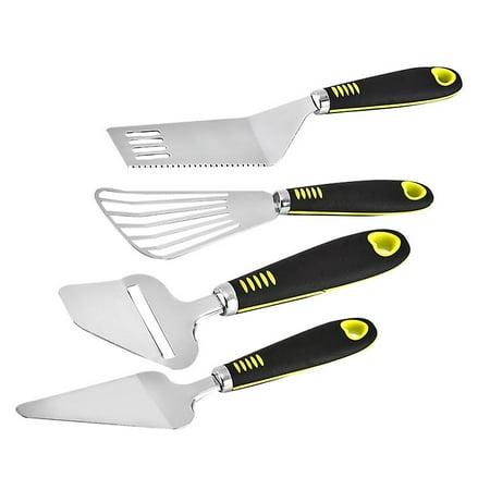 

4pcs Of One Set Portable Baking Tool Scraping Butter Cheese Spatula Durable Cake Shovel Baking Leak Spatula For Home Shop Kitchen