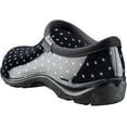 Sloggers Women's Garden & Rain Shoes in Black and White Polka Dots
