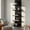 5 tier rgb-Black, variant on 5-Tier Wall Shelf Unit with RGB Light, Floating Lack Shelf for Wall Storage, Wall Mounted Vertical Display Shelf for Bedroom Living Room Vanity, White