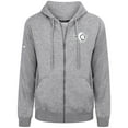 thumbnail image 2 of Men's Levelwear Gray Ottawa Senators Podium Chenille Logo Full-Zip Hoodie, 2 of 3