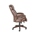 LaZBoy Bradley Bonded Leather Executive Chair Roasted Chestnut 2/Pack