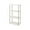 Gray, variant on Mauxuk 4-Tier Shelving Unit, Heavy Duty Rack, Ventilated Shelves, Space Saving Organizer, Kitchen, Bathroom, Garage, 55 lbs per Shelf, Gray