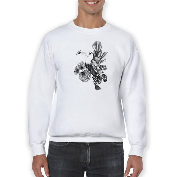Toucan Toile I Sweatshirt Men -Emma Scarvey Designs, Male Small