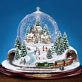 thumbnail image 4 of Globo de Nieve Musical The Bradford Exchange Thomas Kinkade 24 cm, 4 of 5
