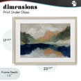 thumbnail image 4 of Stupell Industries Southwestern Alpine Autumn Lake Reflection Birch Framed Print Under Glass, 23 x 17, by Chromatic Storm Studio, 4 of 8