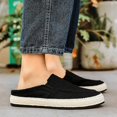 thumbnail image 3 of Men's Canvas Slip-on Espadrilles Loafers,Fashion Breathable Hand Stitching Linen Indoor Outdoor Non-Slip Comfortable Flat, Fisherman Casual Walking Sneakers Boat Shoes, 3 of 13