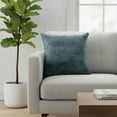thumbnail image 5 of Blue My Mind Sutter 19" Square Chenille Throw Pillow - Pacific Navy in Set of 2, 5 of 6