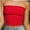Red, variant on Women's Basic Casual Strapless Backless Bandeau Bra Tube Top