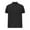 Black, variant on WREESH Men's Linen-Cotton Blended Stand Collar Henley Shirt Beach Casual Pullover Top with Chest Pocket & Breathable Short Sleeves