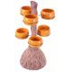 thumbnail image 3 of Cateissary Calabaza de Halloween Snack Bowl Stand Snack Basket con 3 cuencos en forma de calabaza para fiestas de cumpleaños panadería Navidad Kits de decoración para fiestas No.1 Cateissary HA027574-01, 3 of 6