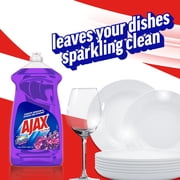 (3 pack) Ajax Ultra Liquid Dish Soap with Fabuloso Lavender Scent, Easy-Flip Cap, 52 fl oz Bottle