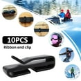 thumbnail image 1 of Helmet Clips Safety Cap Clips Hooks  Helmet Headlamp Clips for Helmet  Plastic Multipurpose Snow Helmet Mask Clip, 1 of 1