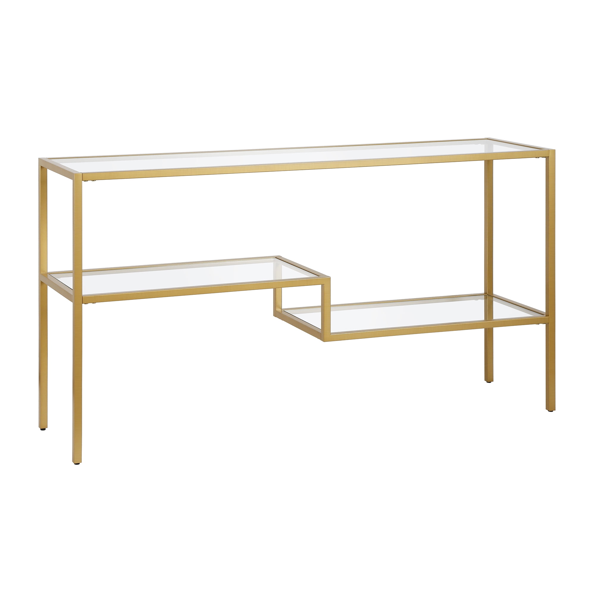 modern metal console table