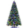 thumbnail image 3 of Patiojoy 9ft Hinged Life-Like Christmas Tree W/ 780 LED Lights Pre-Lit Artificial Xmas Tree W/ 2599 PE & PVC Leaves, 3 of 10