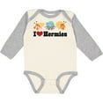 thumbnail image 3 of Inktastic I Heart Hermit Crabs Boys or Girls Long Sleeve Baby Bodysuit, 3 of 5