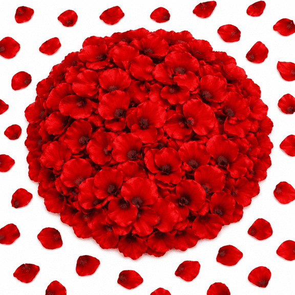 3000 Pcs Rose Petals Artificial Flowers Silk Petals Table Scatters for Romantic Special Night Decorations, Weddings, Valentine's Day, Proposals, Anniversaries, Bridal Showers Party Decor