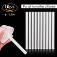 thumbnail image 3 of Zerodis 10 Pcs Filtros de Humidificador Palos Reemplazos de Mecha Mini Personal Humidificador USB Esponjas de Repuesto Recambio Palo Humidificador Difusor Palos de Algodón de 10 （8 x 123 mm）, 3 of 5