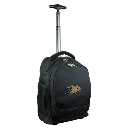 NHL Mojo Anaheim Ducks Wheeled Backpack - Black