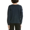 thumbnail image 2 of Vince Camuto womens  Front Seam Cozy Sweater, l, Blue, 2 of 3