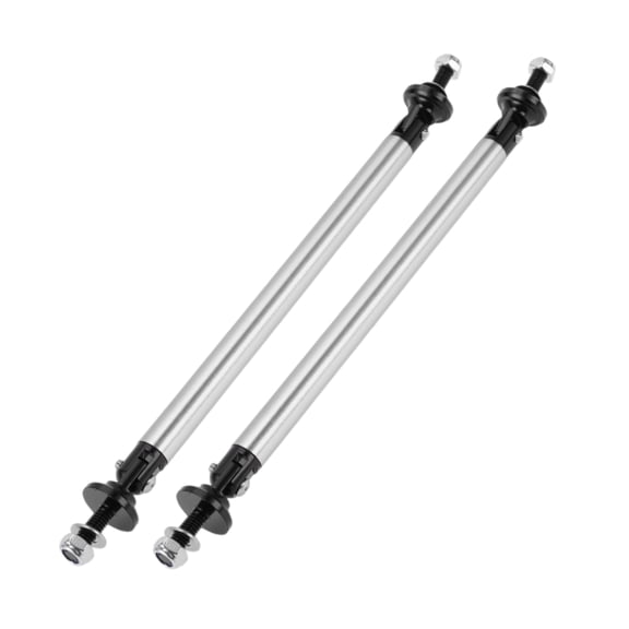 Unique Bargains 2pcs 150mm/5.91in Adjustable Front Bumper Lip Splitter Strut Silver Tone