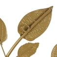 thumbnail image 6 of DecMode Gold Metal Large Metallic Leaf Wall Decor, 6 of 10