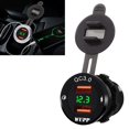 thumbnail image 1 of Upgrade Dual Usb 4.2a Socket Charger 12-24 Volt Ip66 Waterproof Power Outlet For Car Boat Motorcycle (green), 1 of 5