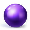 thumbnail image 2 of Yoga Ball Exercise Ball for Home Office Desk, Stability Ball & Balance Ball to Relieve Back Pain, Home Gym Workout Ball, Purple, 2 of 8