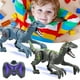 thumbnail image 3 of Juguetes De Dinosaurio Rc De 2,4 Ghz Con 8 Canales De Simulación De Juguete Velociraptor Usb Recargable Caminar Dinosaurio Robot Juguetes Con Led Muyoka Hogar, 3 of 6