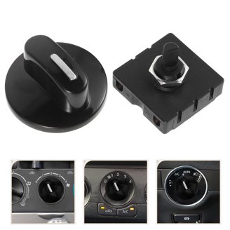 Black Rotary Switch 4 Position 3 Speed - Heater Blower Fan Control Knob, Pushbutton, Industrial Use