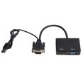 thumbnail image 2 of Interface SplitterMultimedia, Multimedia Interface Adapter Practical Multi-Port  For Office For Computer For Home Black, 2 of 8