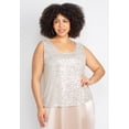 thumbnail image 6 of Catherines Women's Plus Size 2-Piece Sequin & Charmeuse Jacket Dress Set, 6 of 6