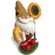 thumbnail image 3 of Adornos Divertidos De Duende De Jardín, Estatuas De Girasol Con Enano De Resina, Miniatura Impermeable Para Decoración De Interiores Y Exteriores Inevent VI011550-00, 3 of 6