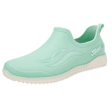 

PMUYBHF Women Rain Shoes Shoes Comfortable Light Ankle Rain Boots Frosted Outdoor Rain Boots 28.98