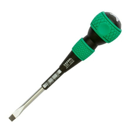 VESSEL Ball Grip Tang-Thru Screwdriver -5.5x75 (3/16"x3") No.230 230S5575