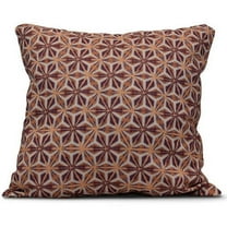 Simply Daisy Water Mosaic Geometric Print Outdoor Pillow