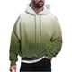 thumbnail image 2 of Sudadera con capucha para hombre, estilo casual, con cuello redondo, estampado, manga larga, blusa de poliéster, 2 of 5