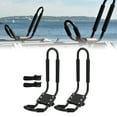 thumbnail image 4 of Kayak Roof Rack, Iron Material Space Saving Canoe Roof Mount Large Loading  for Sailboat for Surfboard, 4 of 8