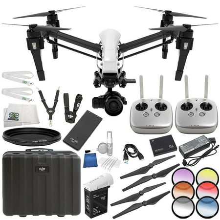 DJI CP.BX.000088 Inspire 1 Raw - Dual Remote with Zenmuse X5R Micro Four Thirds Aerial Camera Starters Bundle