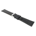 thumbnail image 3 of Bandini 10mm Womens Italian Leather Watch Band Strap - Black - Lizard Pattern - Slim, 3 of 5