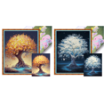 thumbnail image 1 of (11CTACC-6132__C__40X50) Hilo algodón ecológico bordado 11CT 3 hebras impresión 40*50cm kit serie paisaje punto cruz la vida, 1 of 8